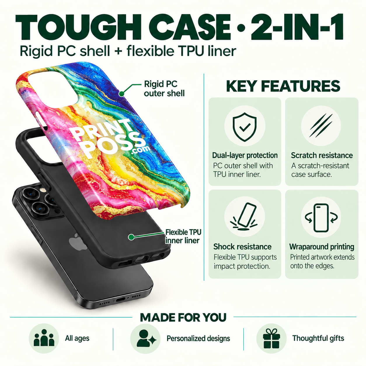 Tough Case 2in1 Glossy